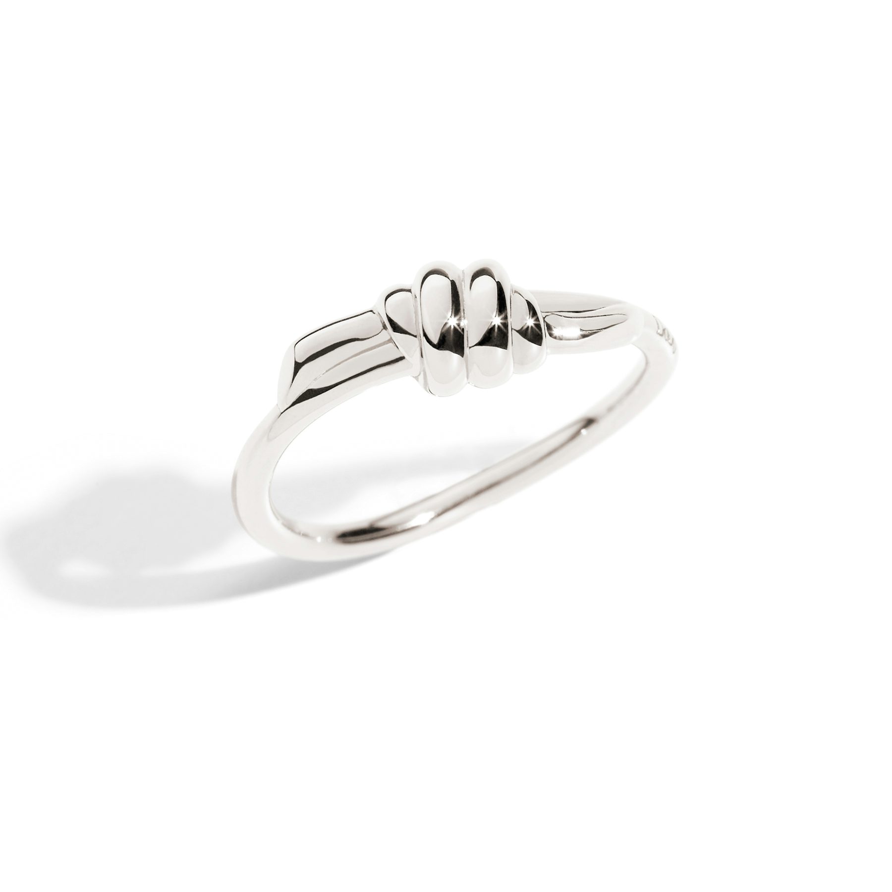 SILVER NODO RING 0
