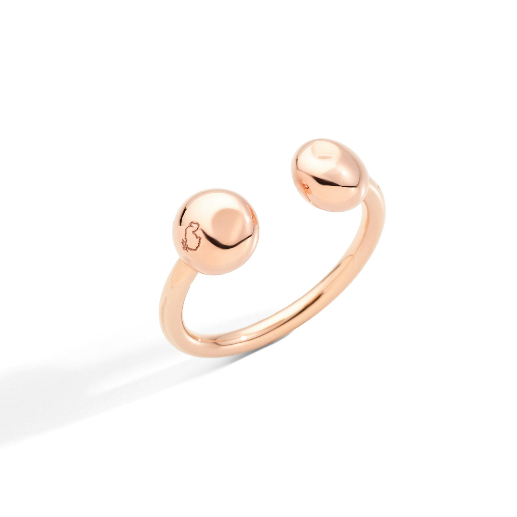 BAGUE PEPITA OR ROSE 0