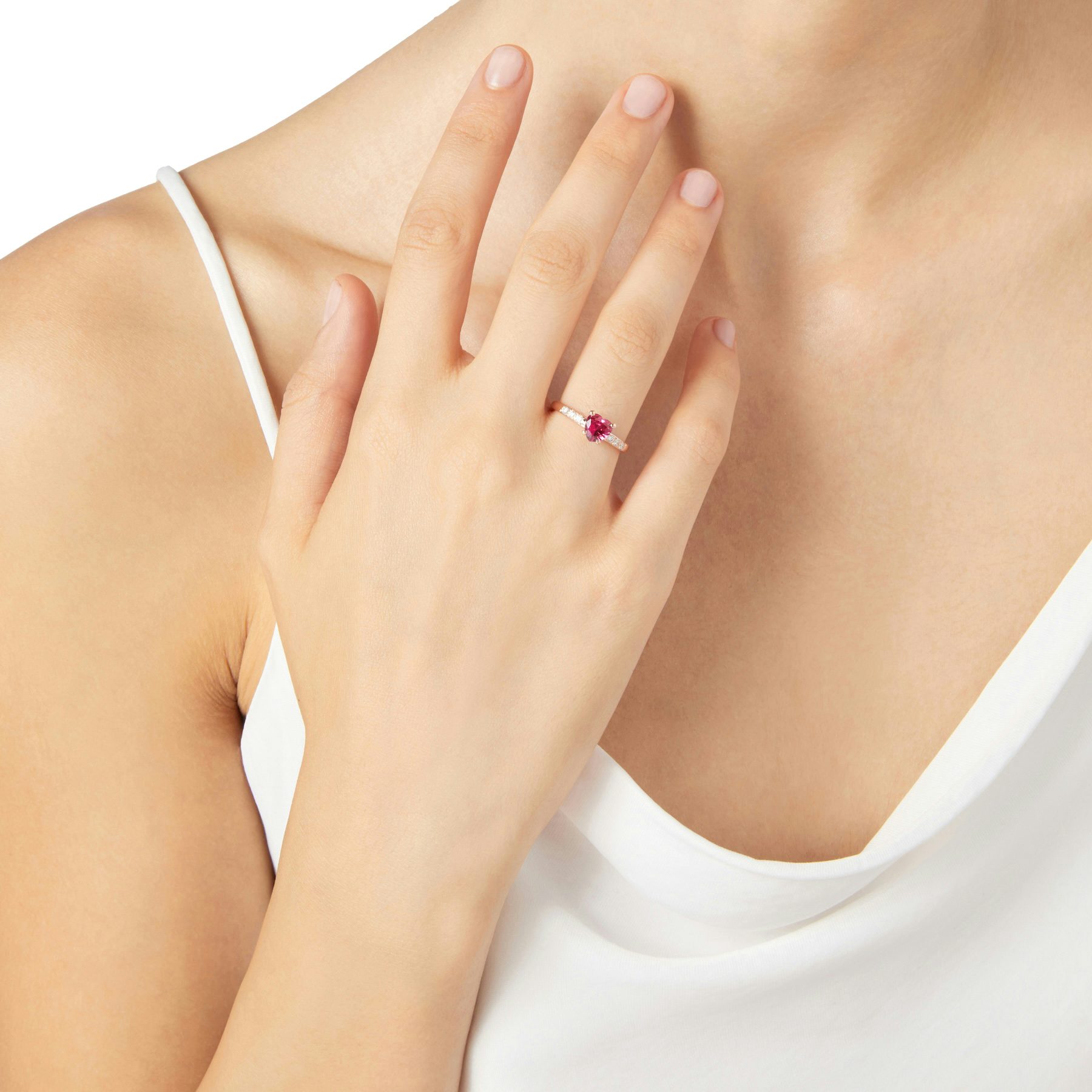 Rubino Dodo Anello Amore Anello Rubino Pomellato Anello Cuore