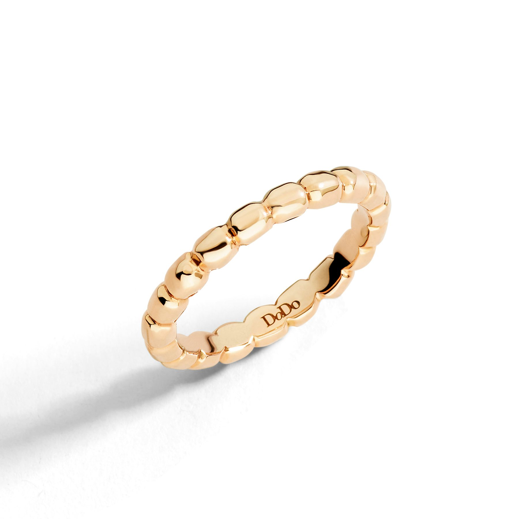 BAGUE GRANELLI OR ROSE 0
