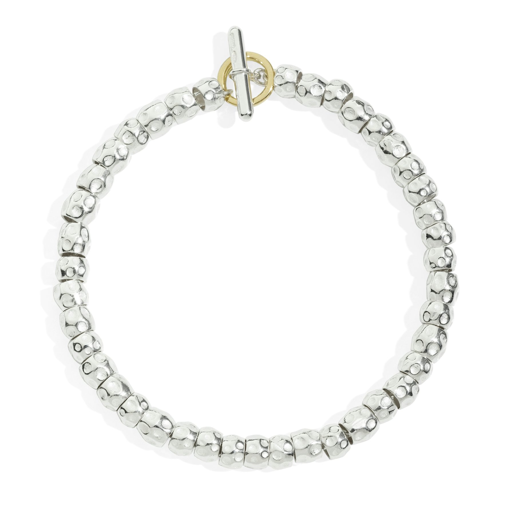 BRACCIALE GRANELLI ARGENTO 0