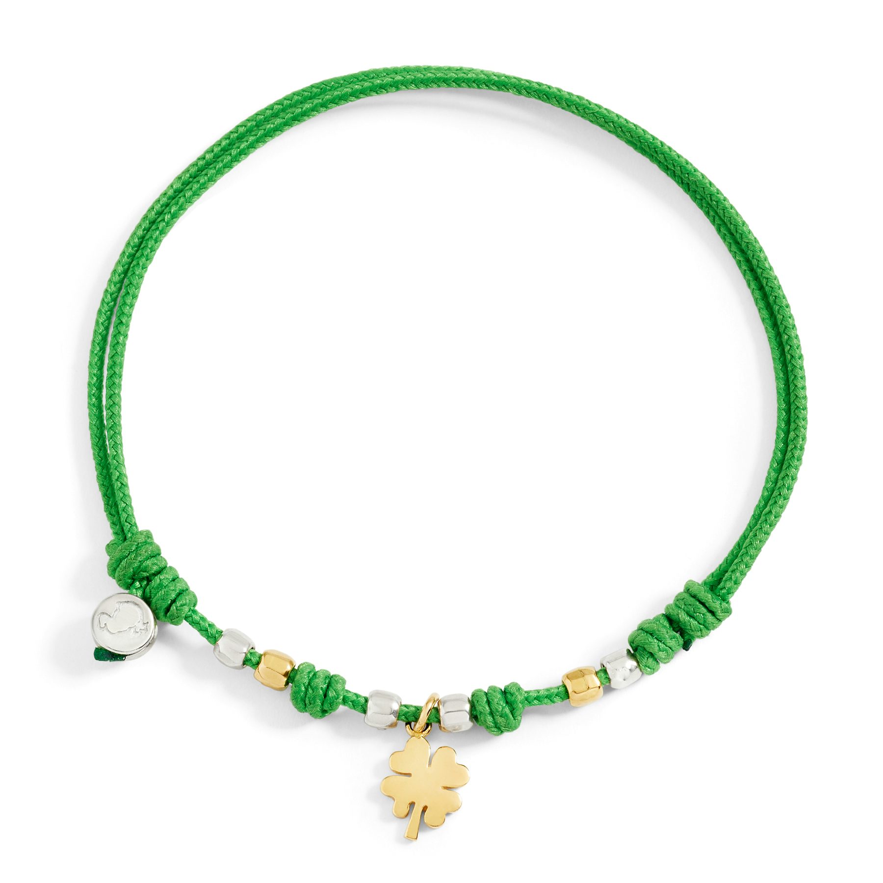 BRACELET CORDON MINI TRÈFLE À QUATRE FEUILLES 0