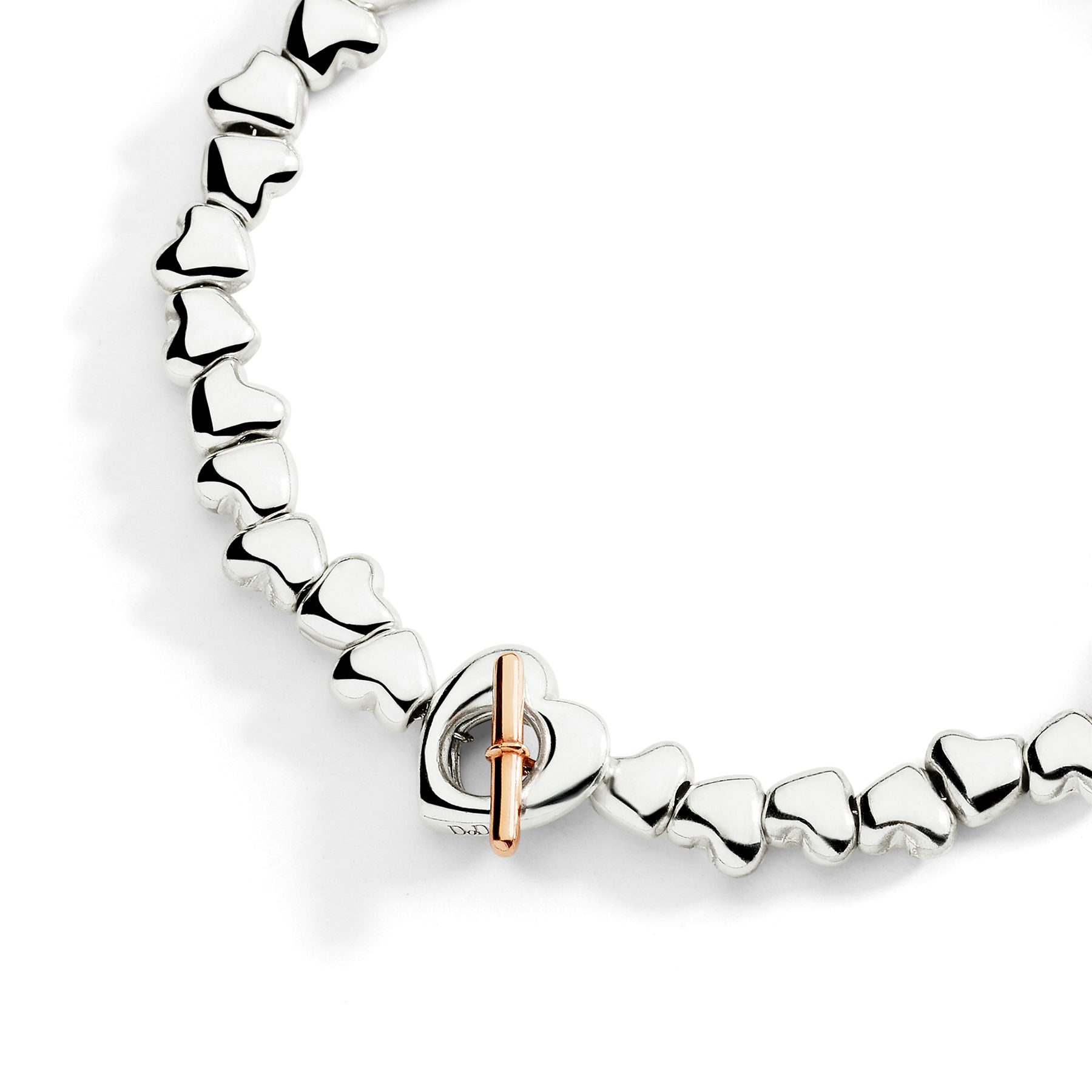 SILVER HEART BRACELET