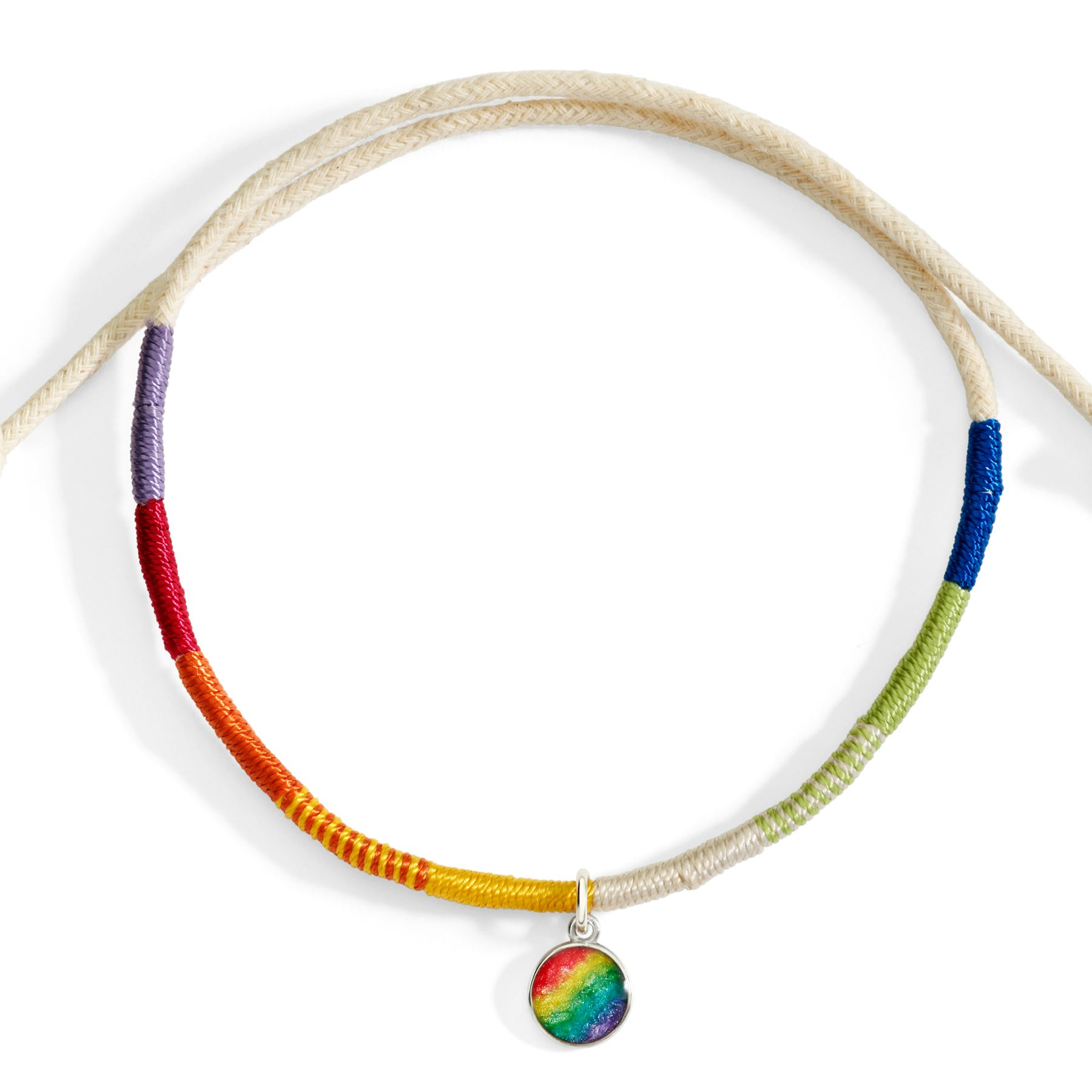 BRACCIALE LGBTQ+ ARGENTO & SMALTO 0