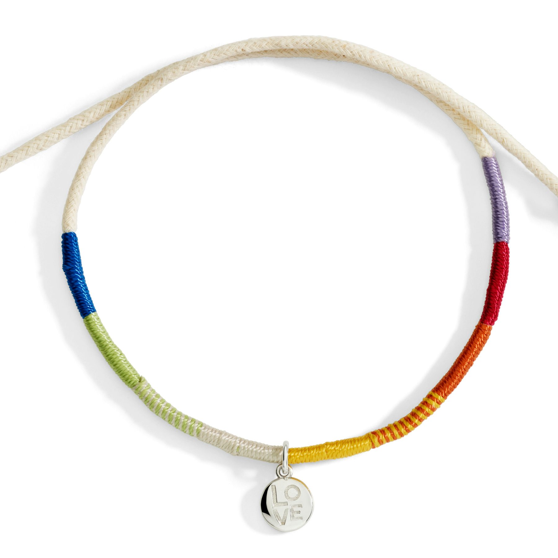 BRACCIALE LGBTQ+ ARGENTO & SMALTO 1