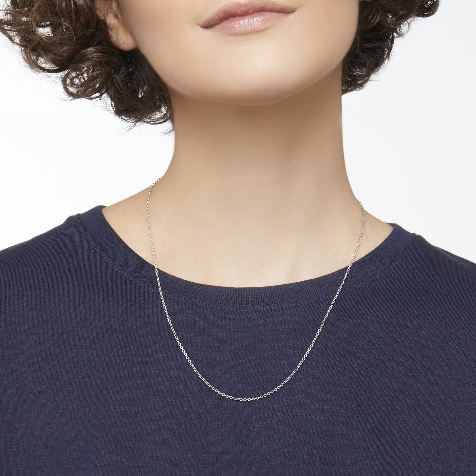 COLLANA ESSENTIALS ORO BIANCO 1