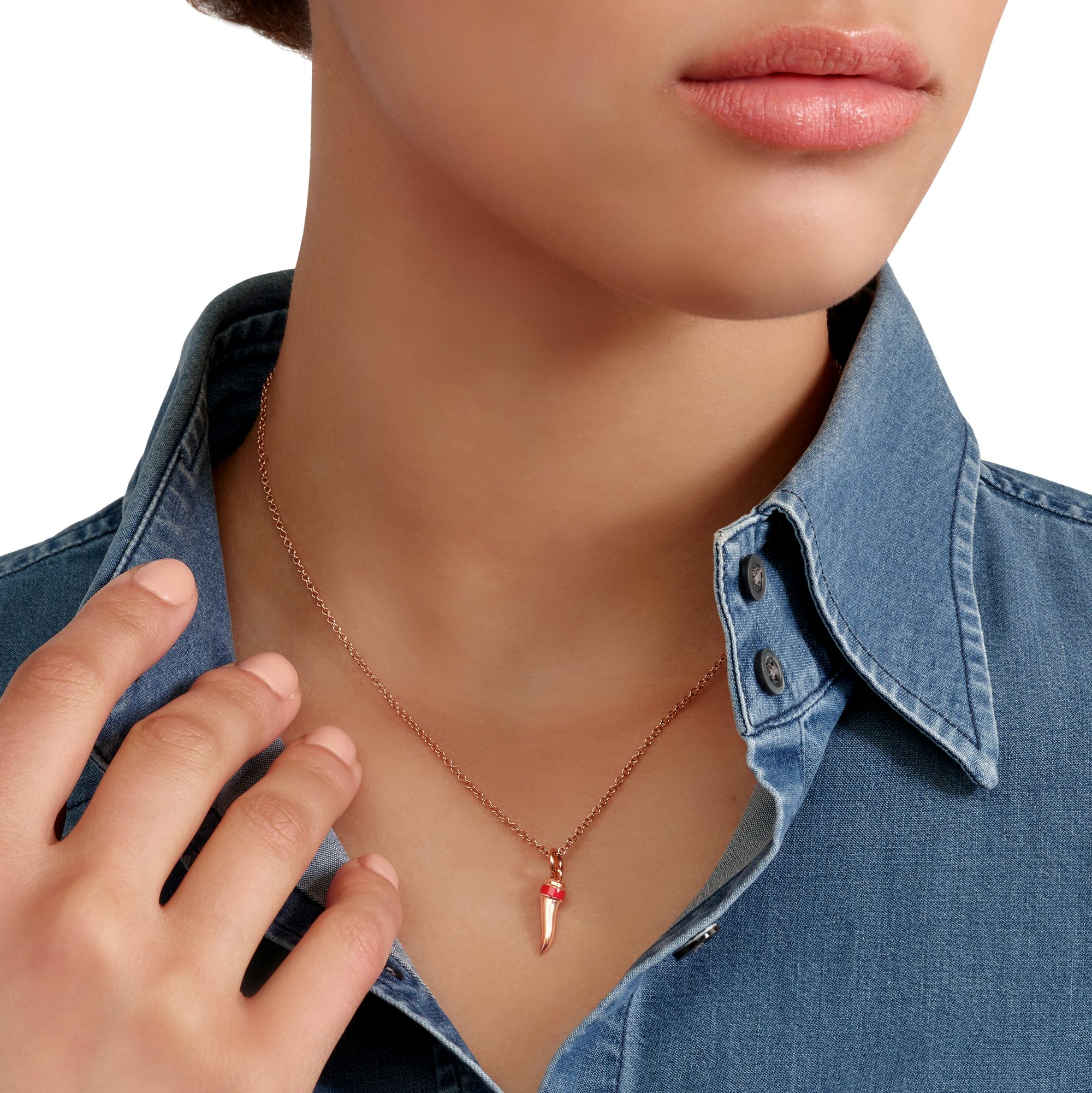 COLLANA ESSENTIALS ORO ROSA