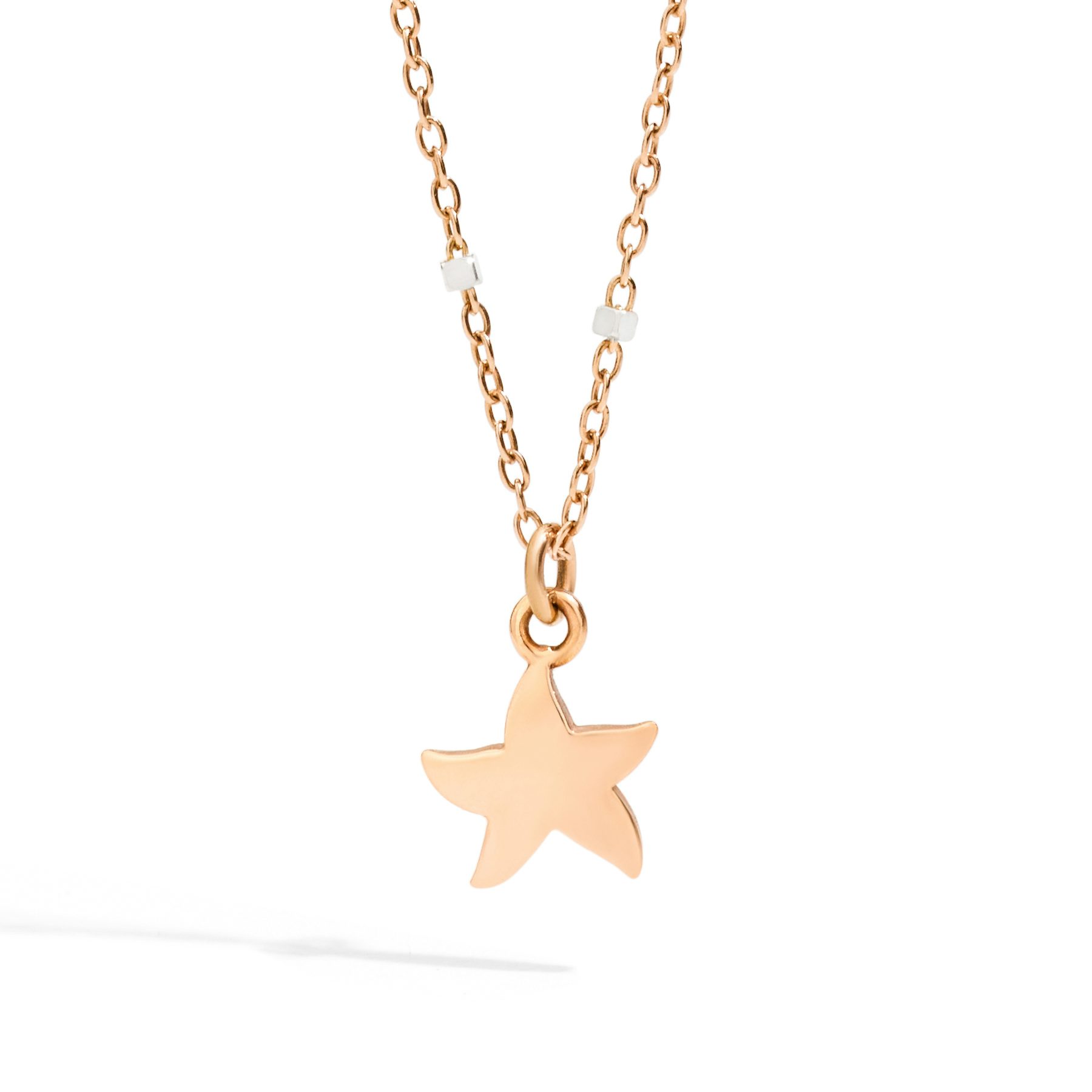 COLLANA MINI STELLINA ORO ROSA 0