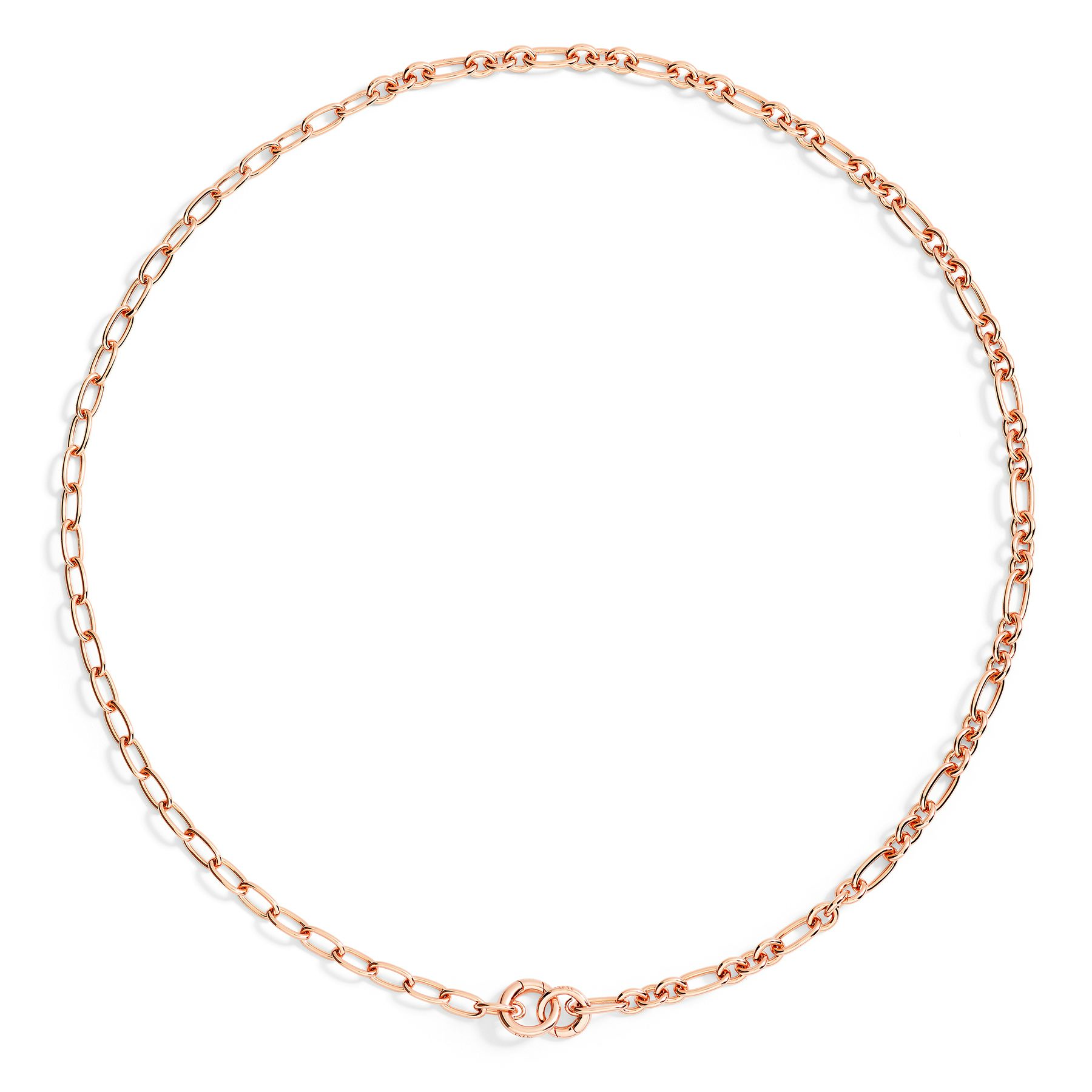 SILVER PLATED OPENABLE LINK NECKLACE 0