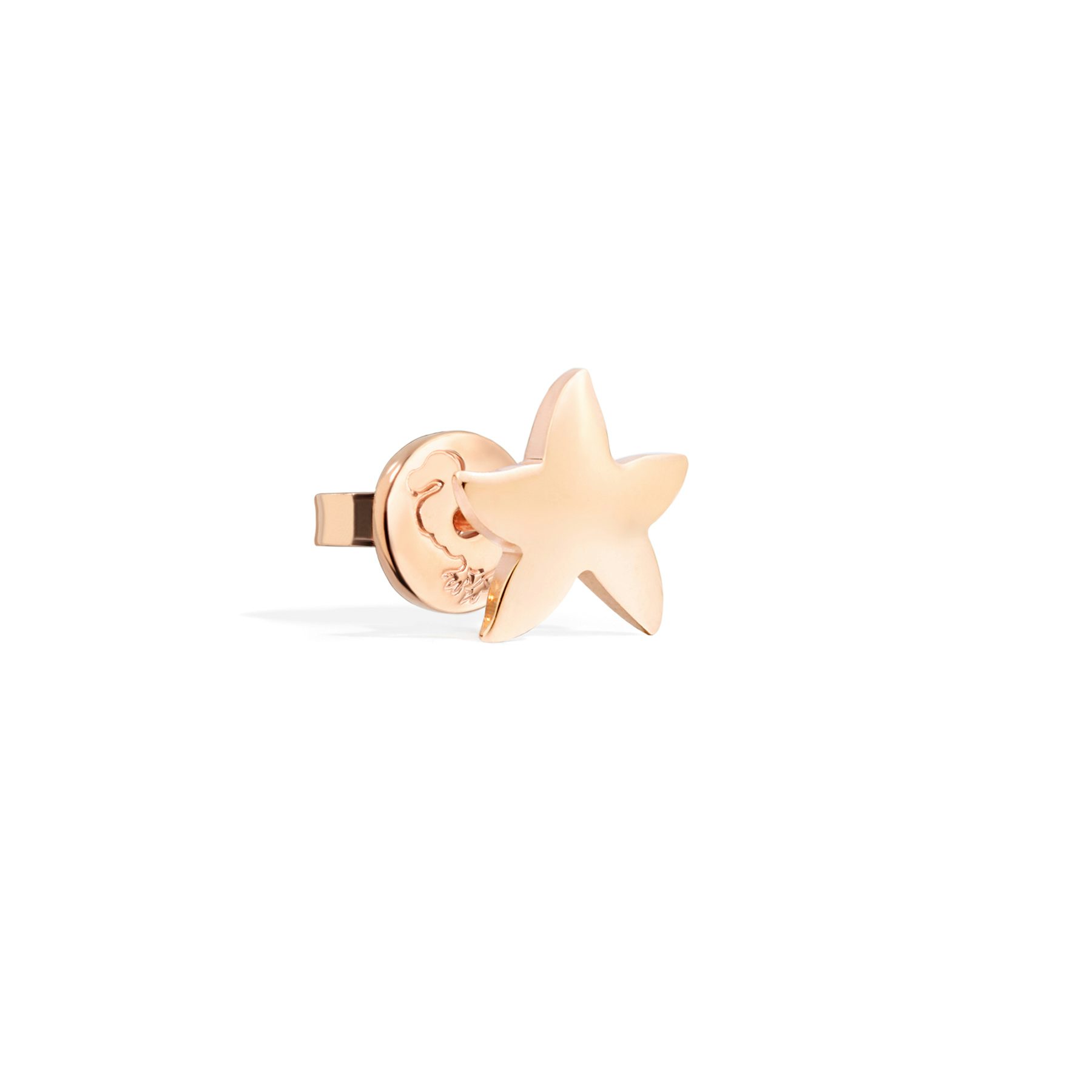 ROSE GOLD STAR STUD EARRING 0
