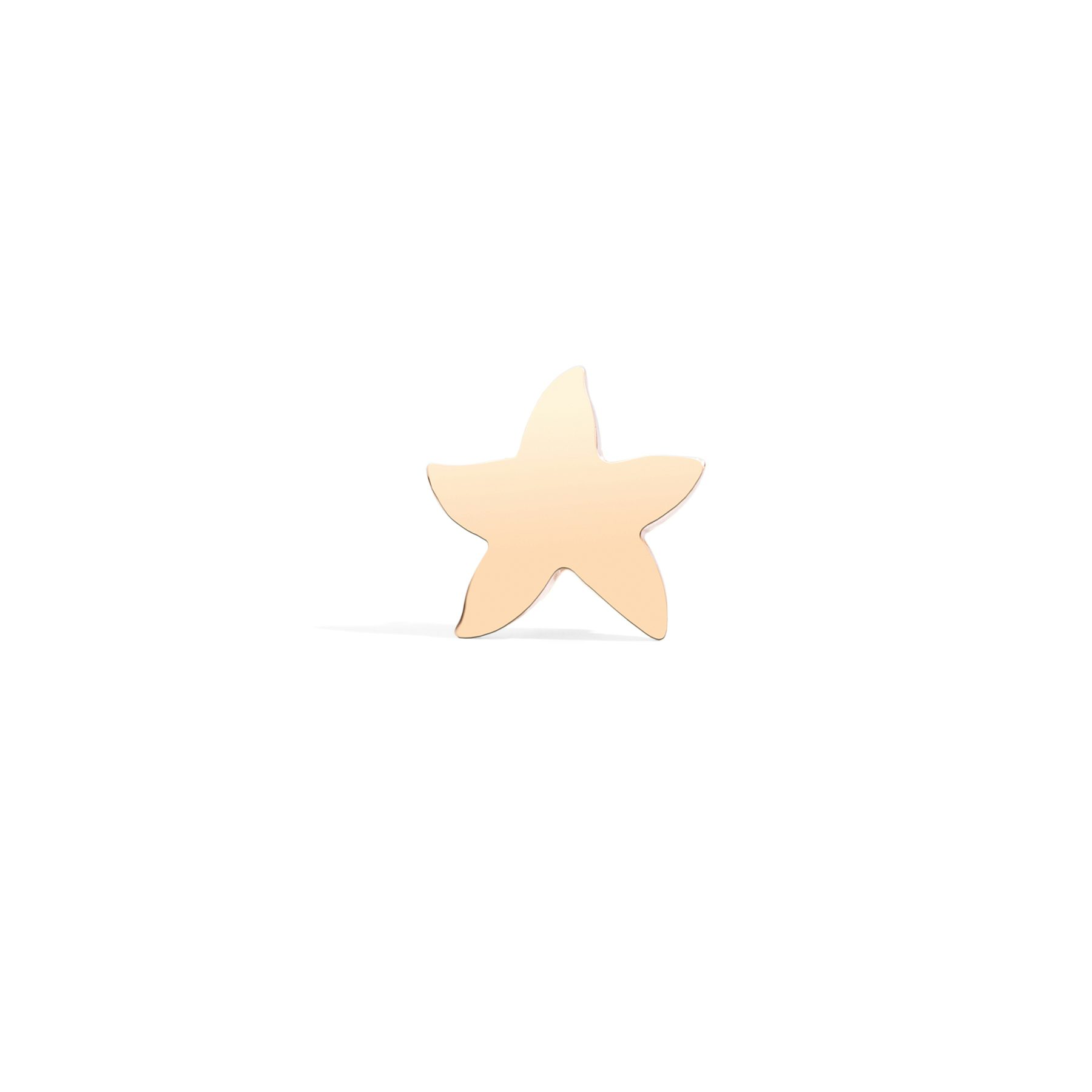 ROSE GOLD STAR STUD EARRING 1