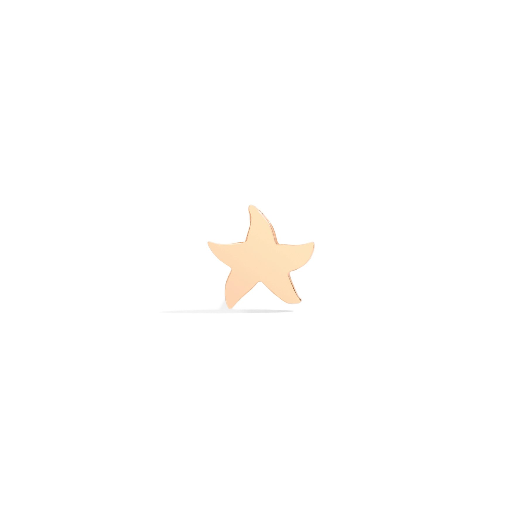 ORECCHINO STUD MINI STELLINA ORO ROSA 1