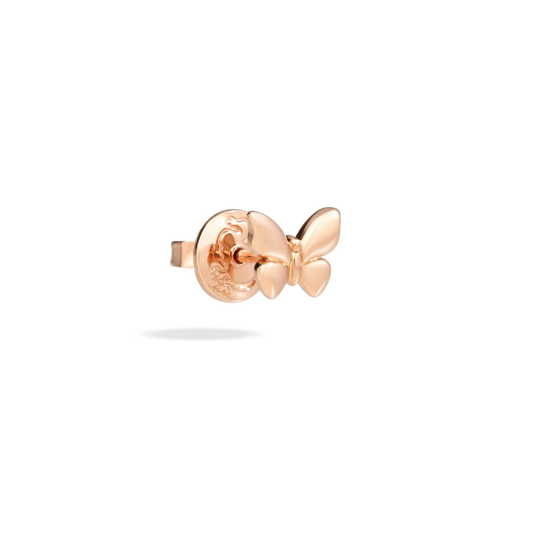 ROSE GOLD BUTTERFLY STUD EARRING 0