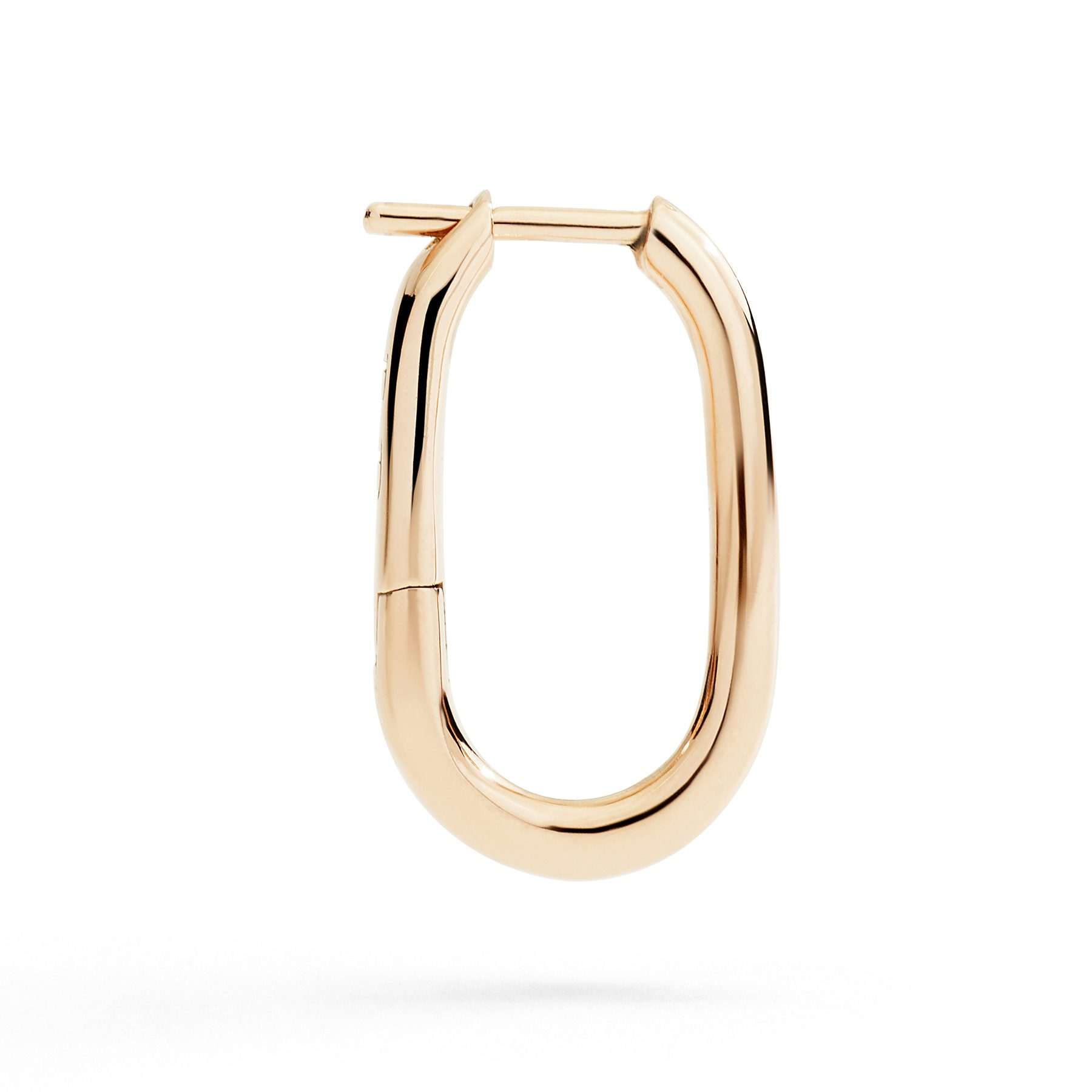 ROSE GOLD ESSENTIALS HOOP EARRING 0