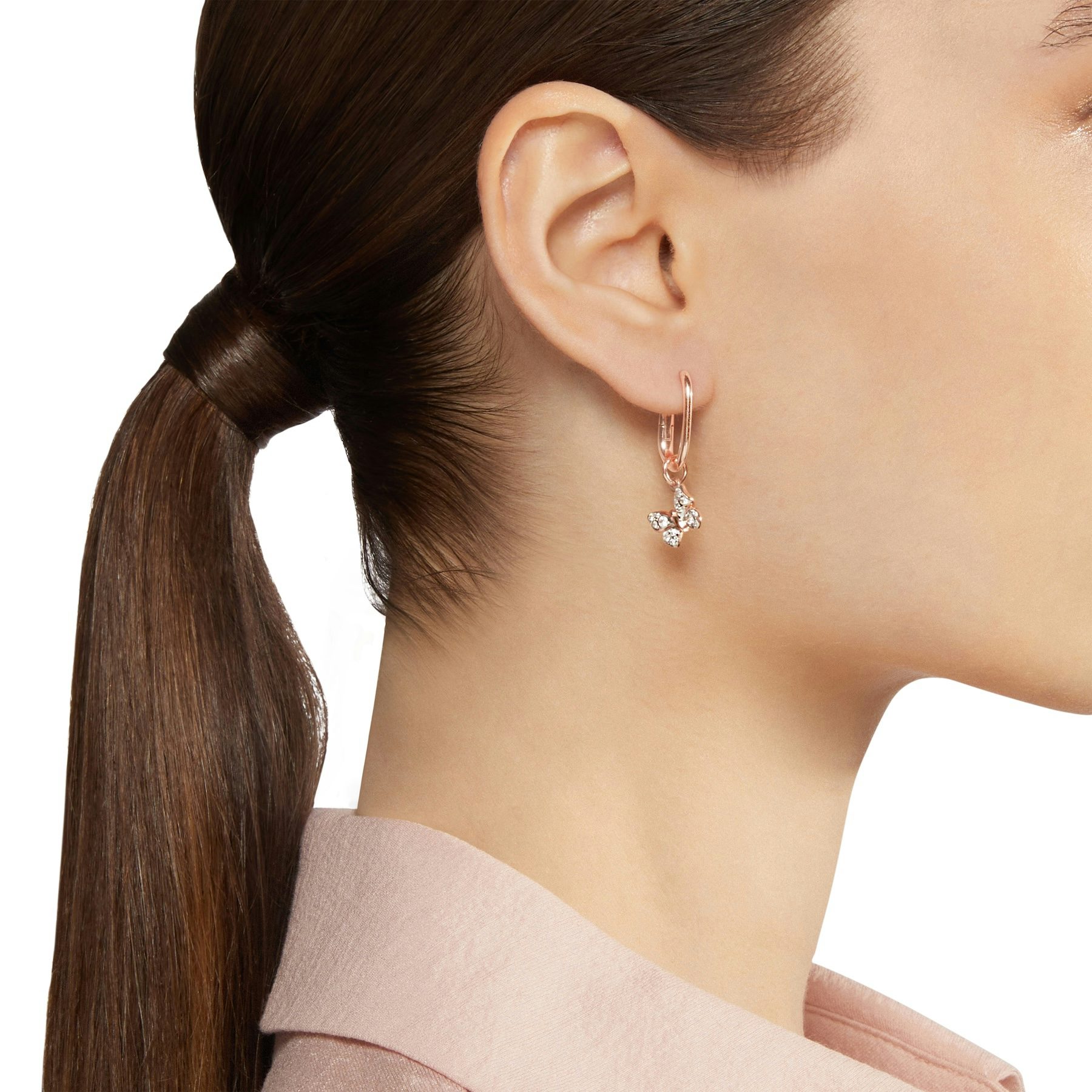 ROSE GOLD ESSENTIALS HOOP EARRING 1
