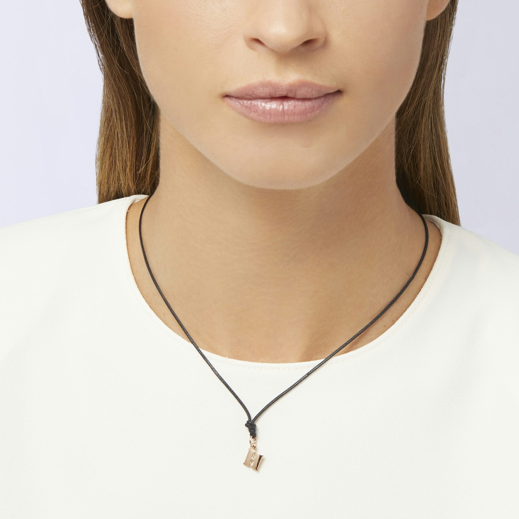 ROSE GOLD LETTER H CHARM 1