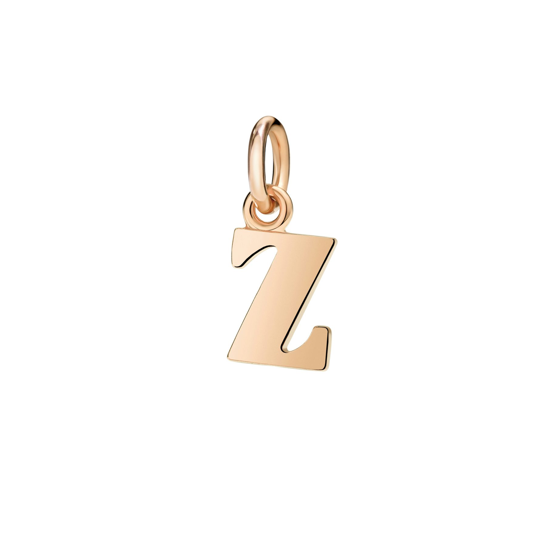 ROSE GOLD LETTER Z CHARM 0