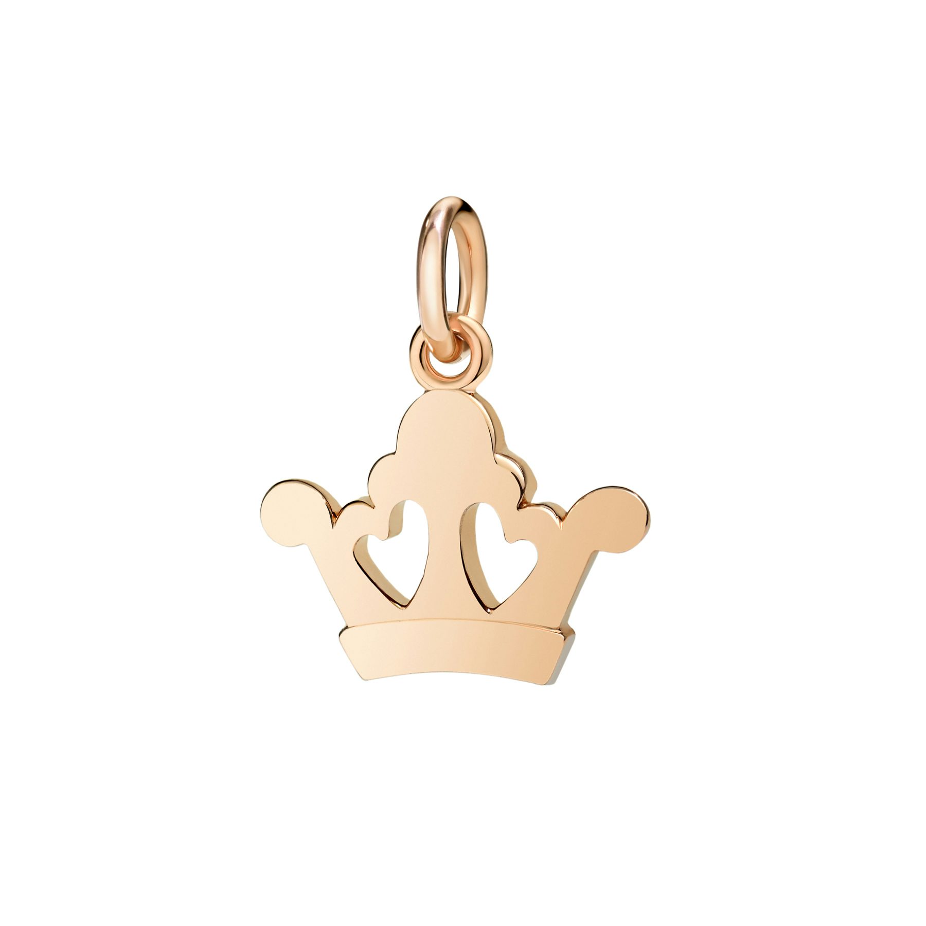 ROSE GOLD CROWN CHARM 0