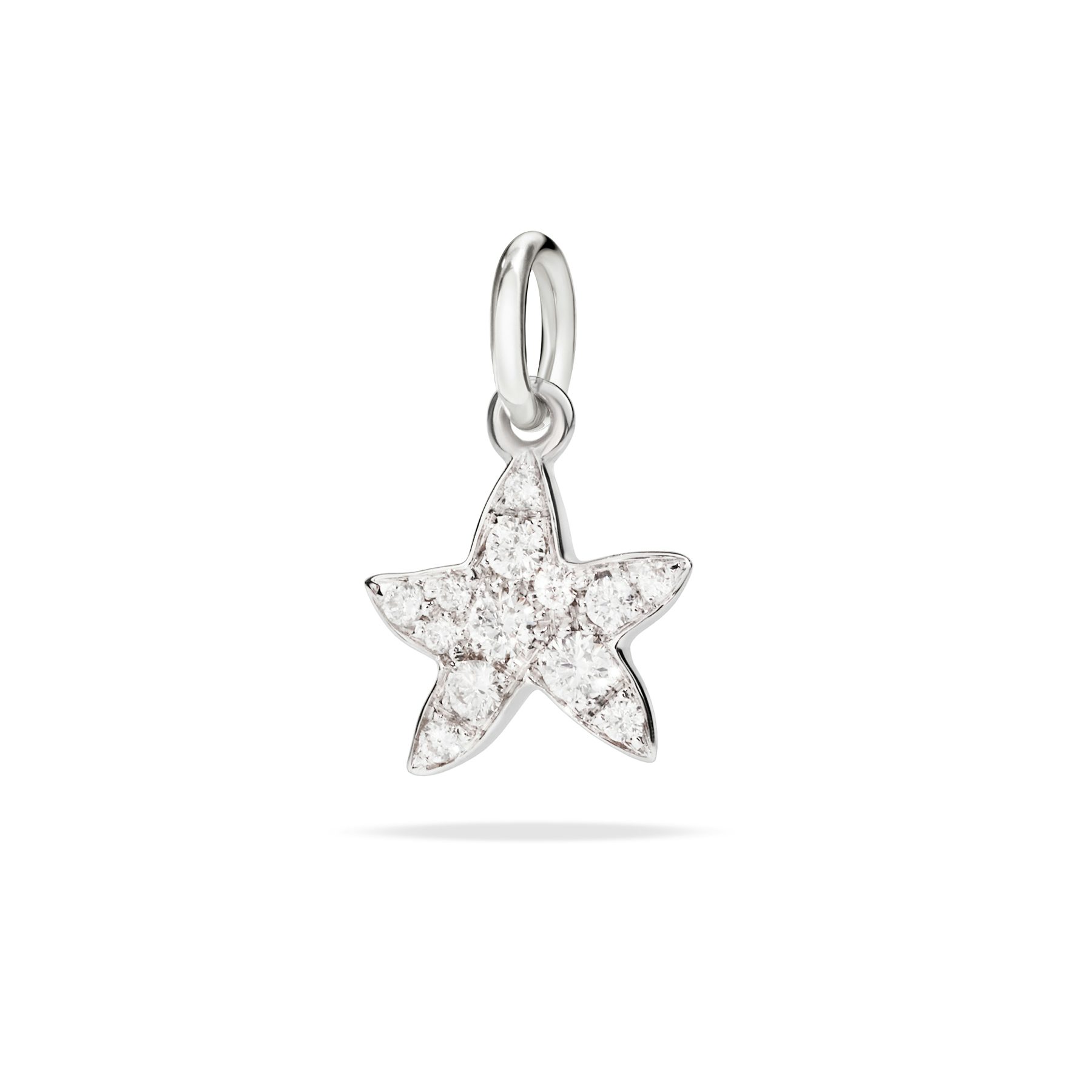 CIONDOLO STELLINA ORO BIANCO & DIAMANTI 0