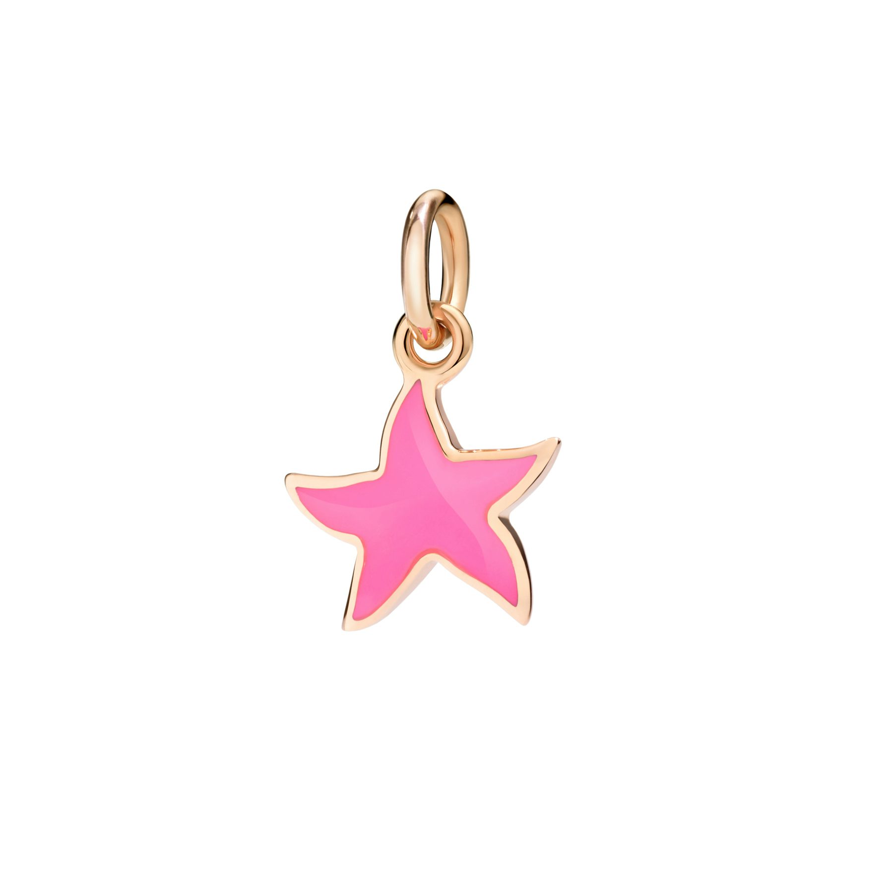 ROSE GOLD & ENAMEL STAR CHARM 0