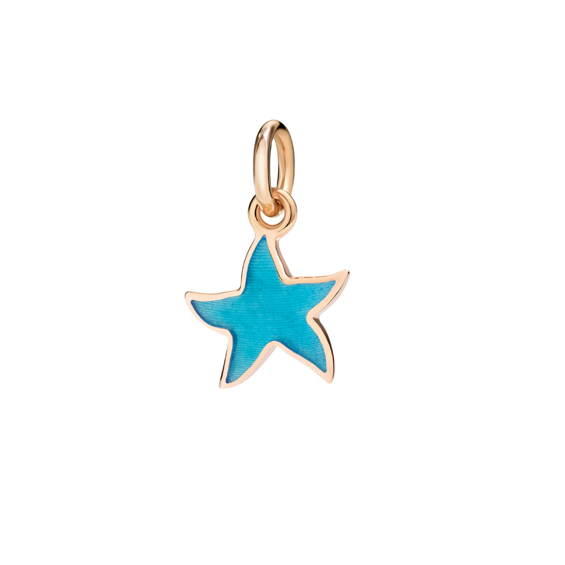 ROSE GOLD & ENAMEL STAR CHARM 0