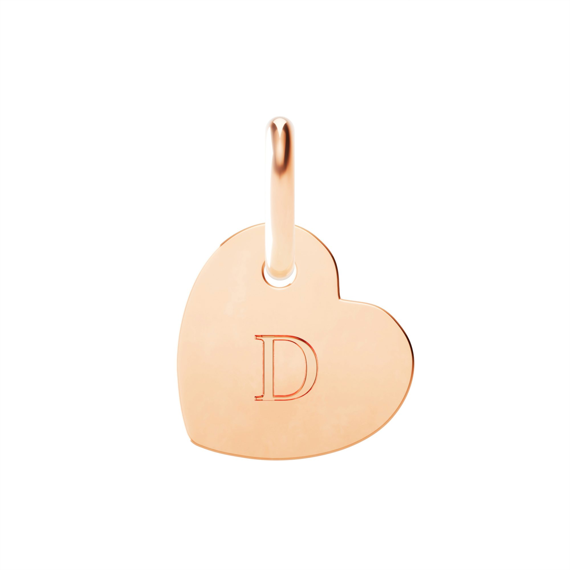 ROSE GOLD HEART CHARM 1