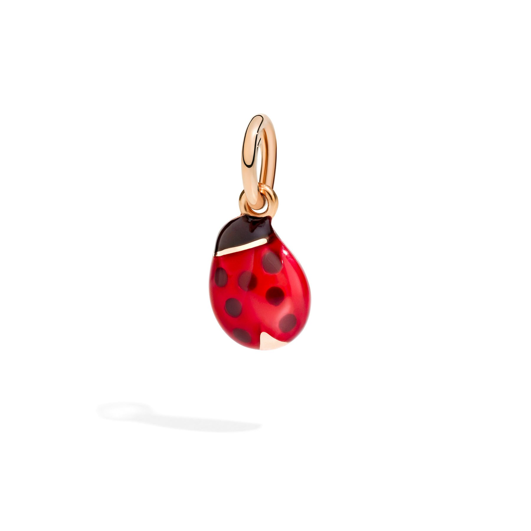 ROSE GOLD & ENAMEL LADYBUG CHARM 0