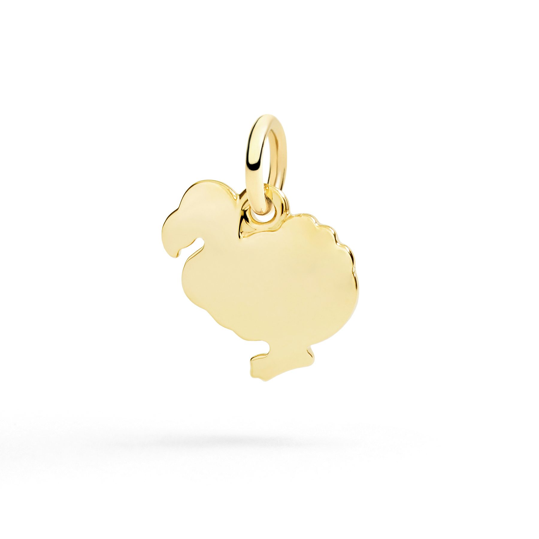 PENDENTIF DODO OR JAUNE 0