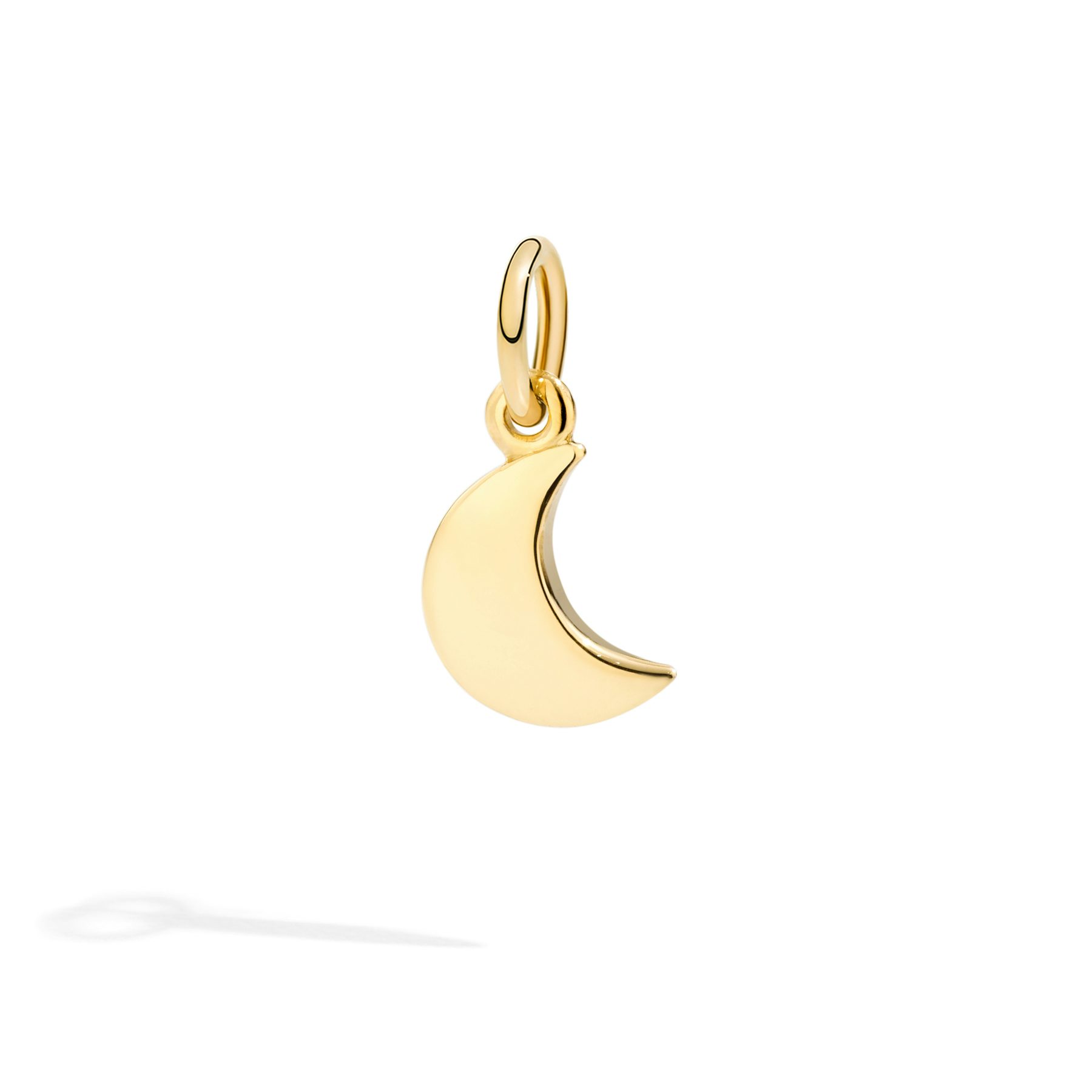 PENDENTIF LUNE OR JAUNE 0
