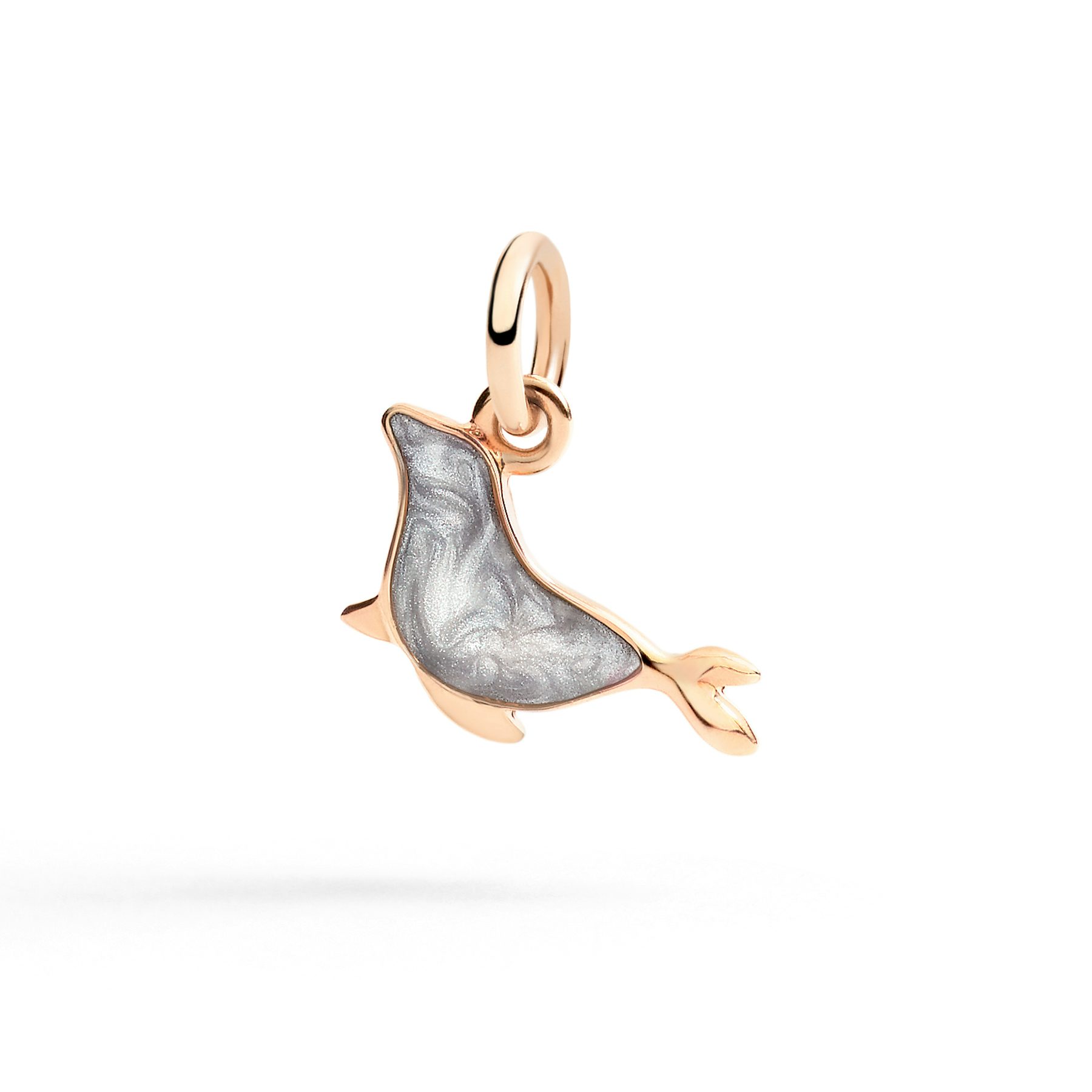 ROSE GOLD & ENAMEL SEAL CHARM 0