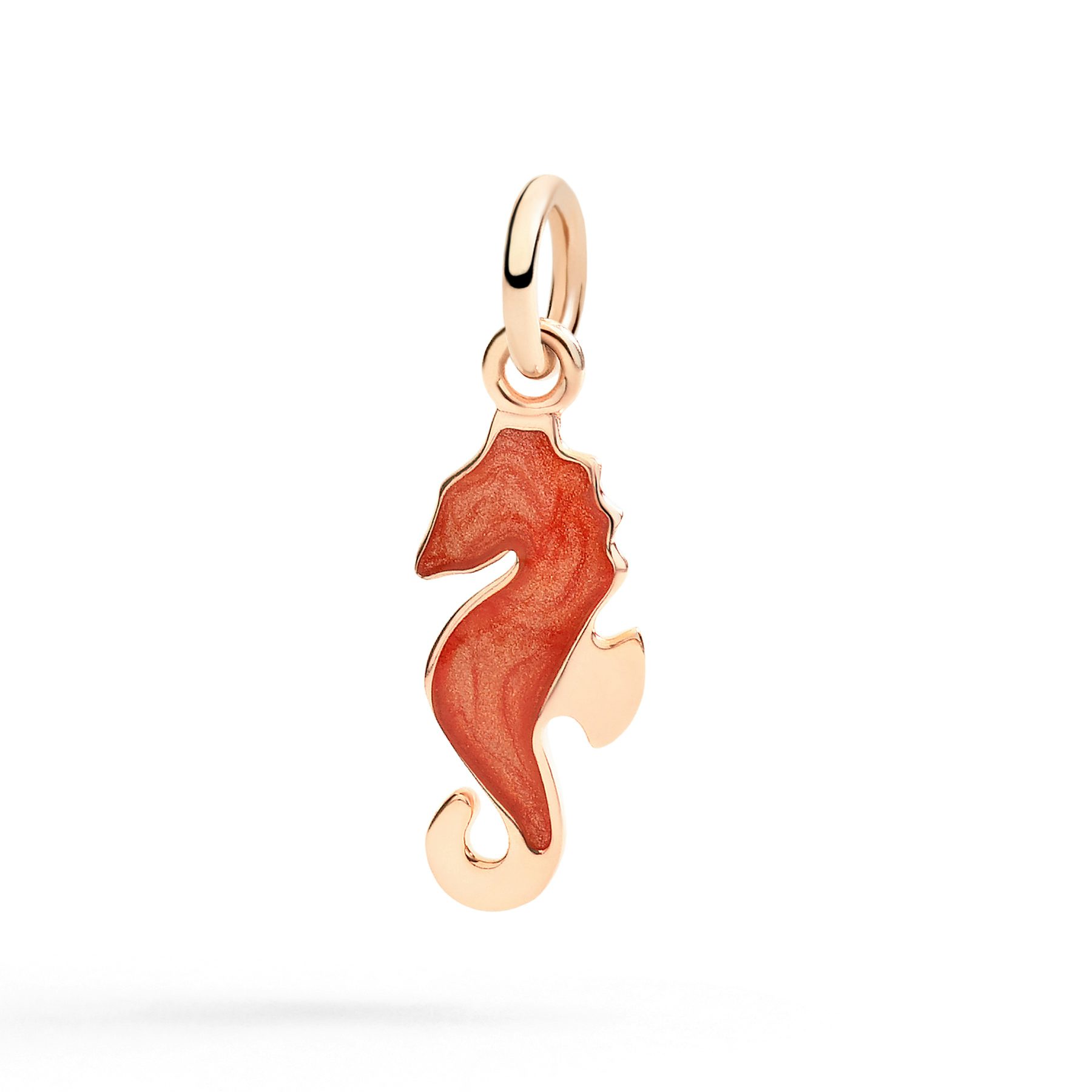 ROSE GOLD & ENAMEL SEA HORSE CHARM 0