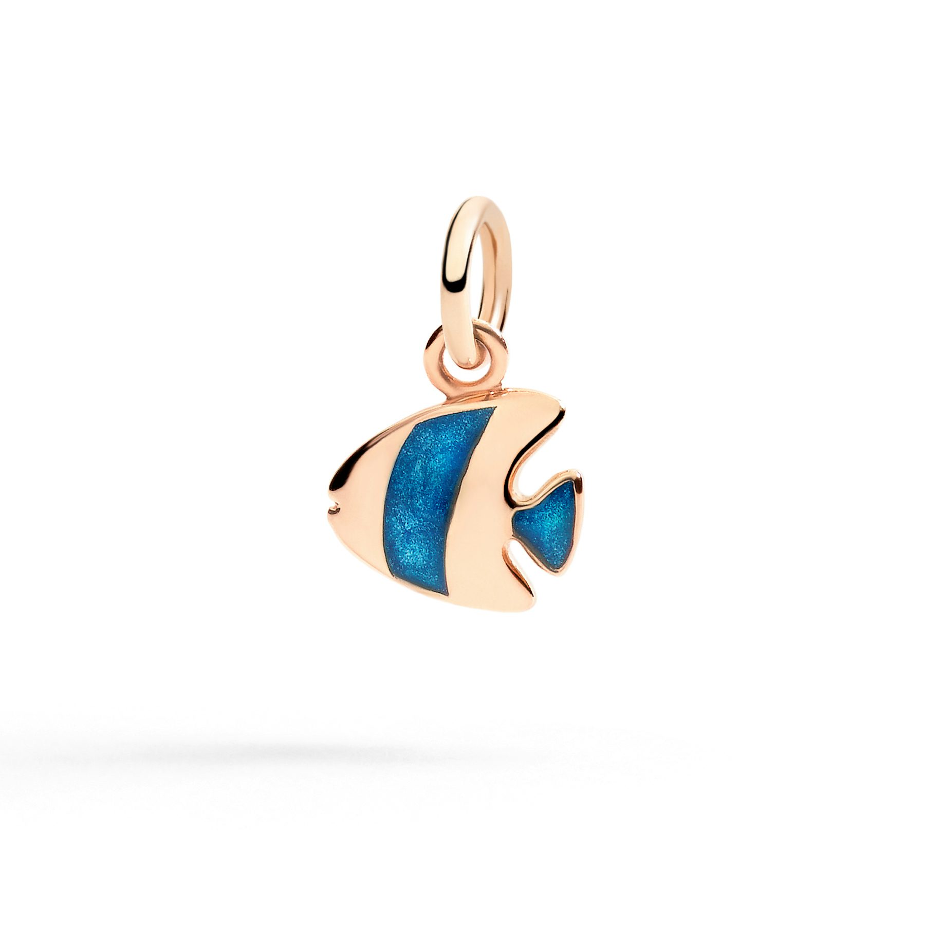 ROSE GOLD & ENAMEL ANGEL FISH CHARM 0