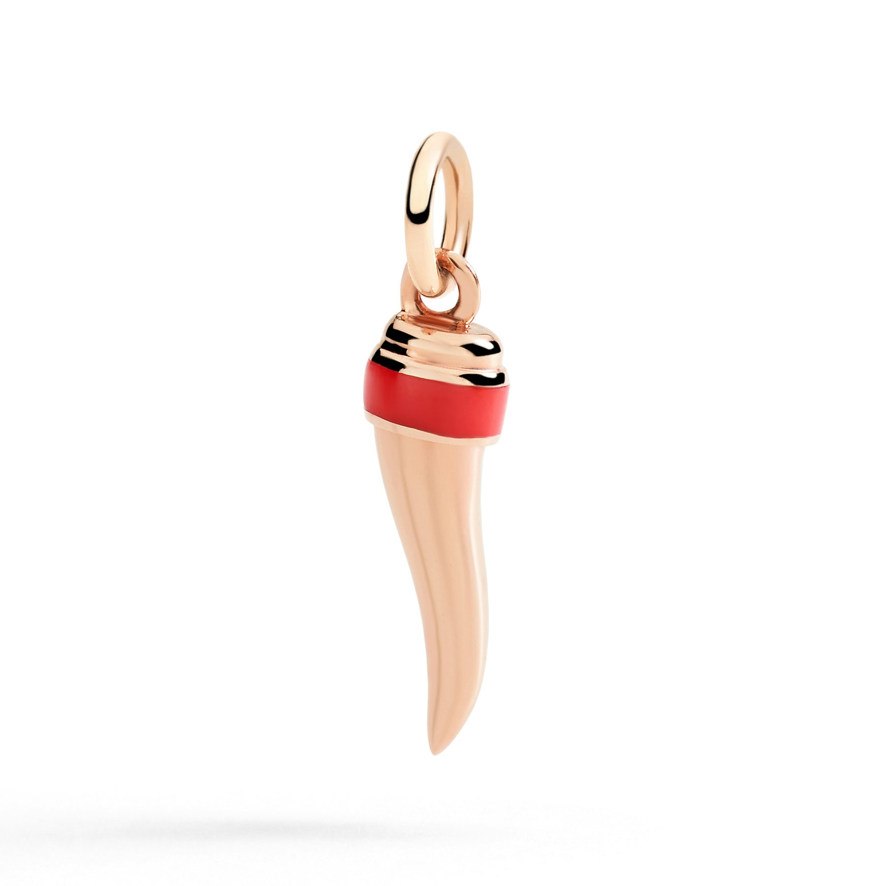 ROSE GOLD & ENAMEL HORN CHARM 0
