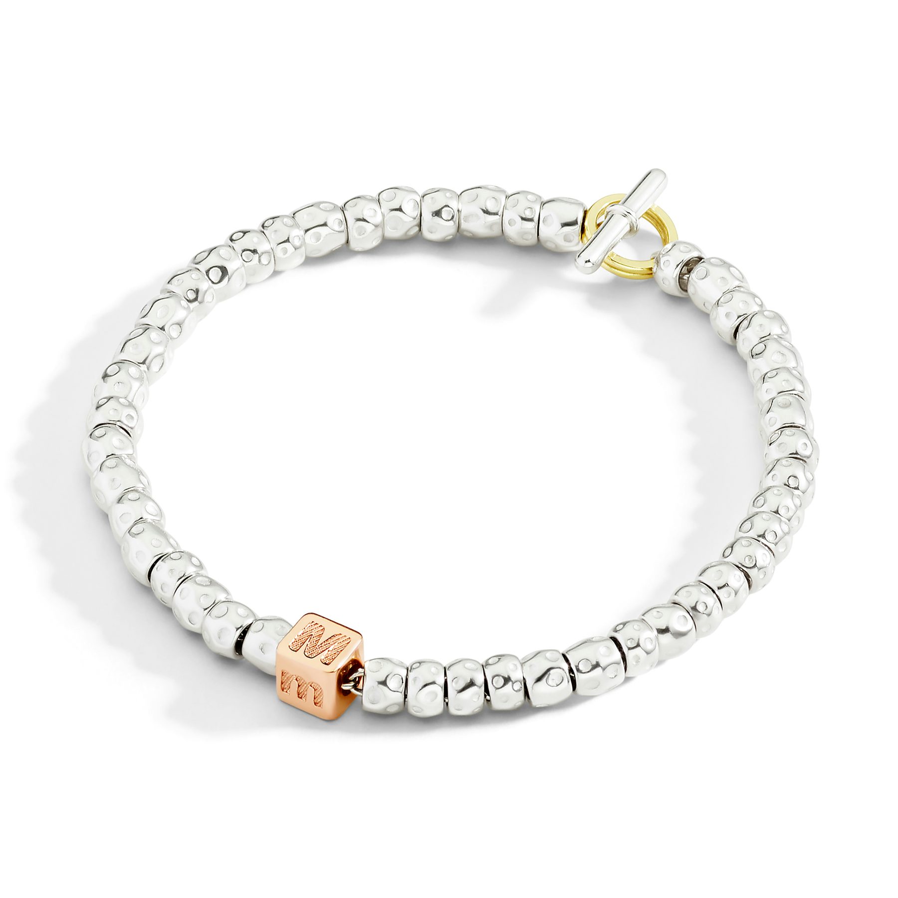 COMPONENTE CUBETTO M ARGENTO DORATO 1