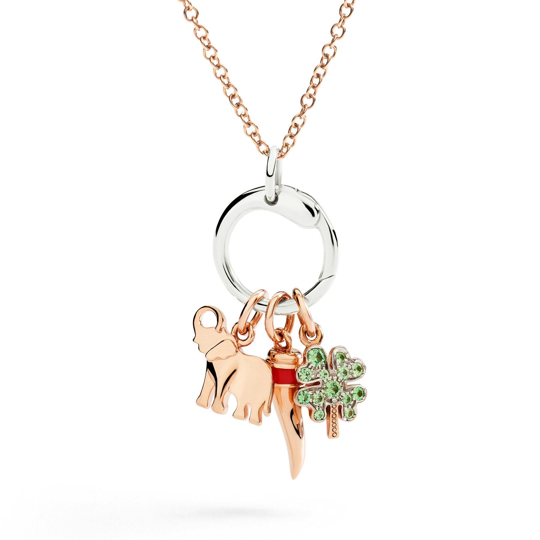 SILVER CHARM HOLDER 1