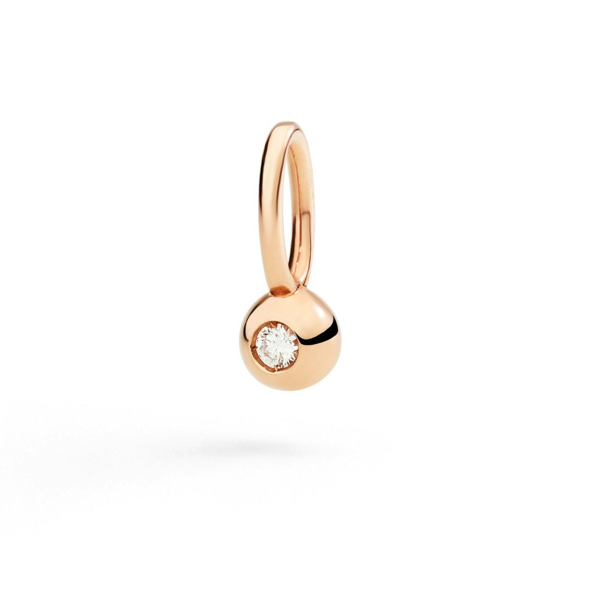 ROSE GOLD & WHITE DIAMOND BOLLICINE CHARM 0