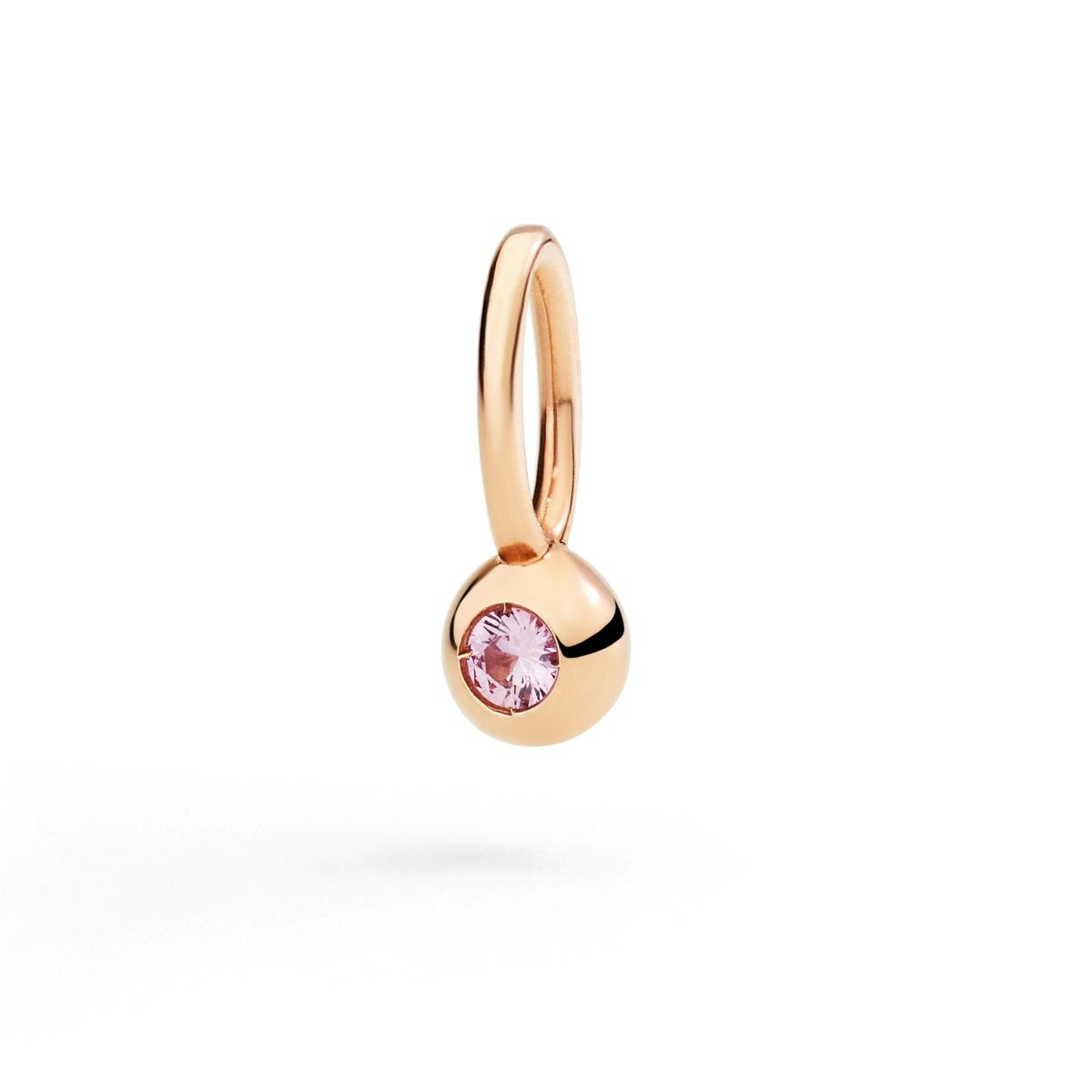ROSE GOLD & SAPPHIRE BOLLICINE CHARM 0